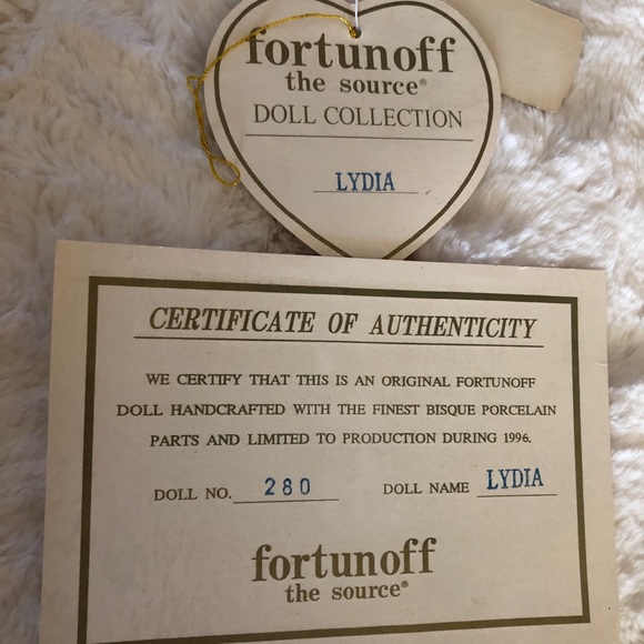 Vintage Fortunoff Doll Collection- LYDIA - Picture 3 of 8